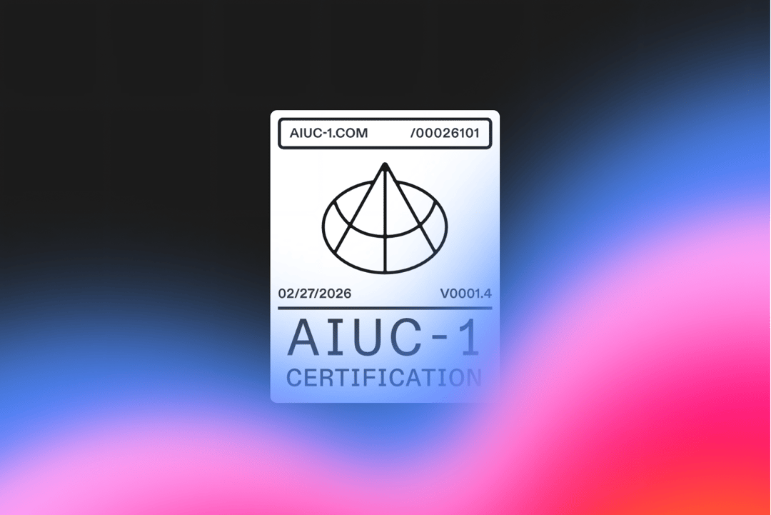 AIUC-1 Certification badge
